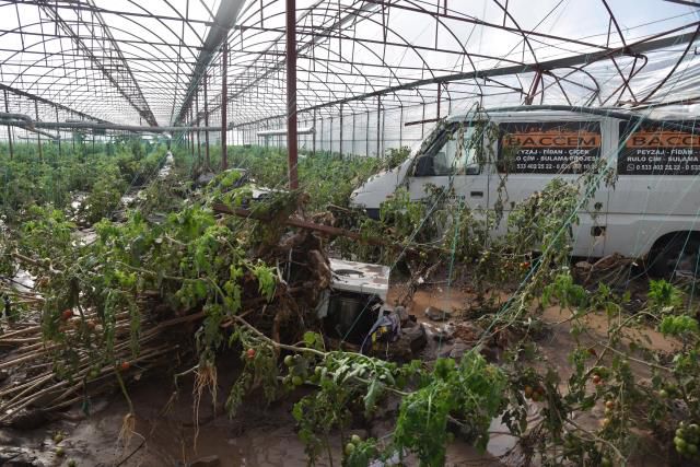 Son Dakika: Antalya'da selin bilançosu: 100 konut, 497 araç ve 12 bin 500 dönüm sera hasar gördü