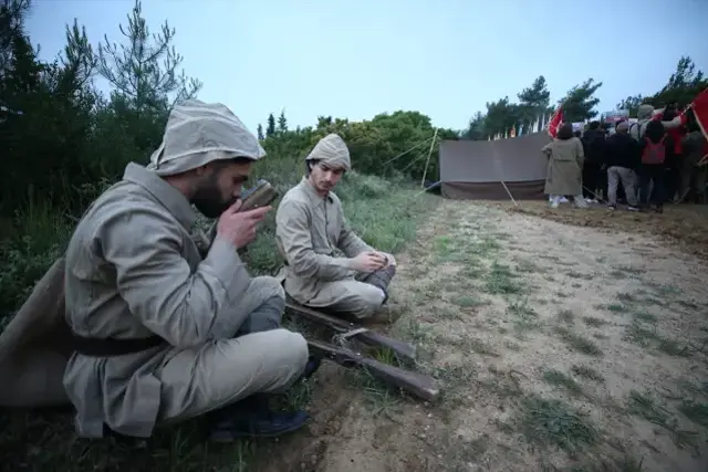 Çanakkale'nin kaderini belirleyen 57. Alay, vefa yürüyüşüyle anıldı