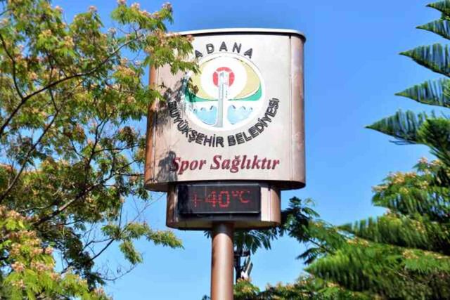 Adana'da termometreler 40 dereceyi gösterdi