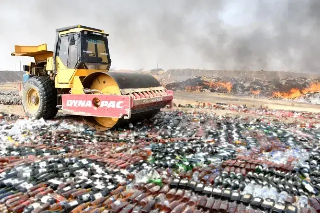 250 milyon dolar değerindeki uyuşturucu ve alkol imha edildi