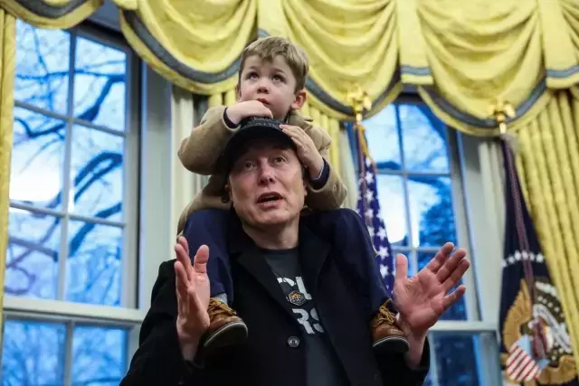 Elon Musk'ın oğlundan Trump'a: Sen başkan değilsin, çeneni kapat