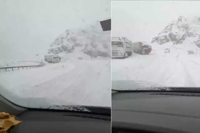 Mayıs ayında kar sürprizi! Kent merkezi beyaza büründü