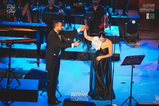 Kartaca Uluslararası Festivali'nde Türk sanatçılar salonu ayağa kaldırdı