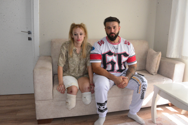 Evlilik yıl dönümünde kabusu yaşadı, 2 bacağını birden kaybetti