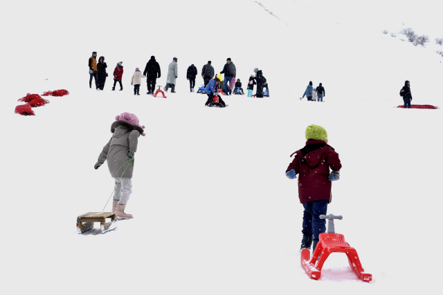 Bitlis'te kış turizmi yarı yıl tatiliyle canlandı