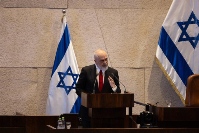 Arnavutluk Başbakanı'nın İsrail parlamentosundaki konuşmasına 'Türkiye' çıkışı damga vurdu