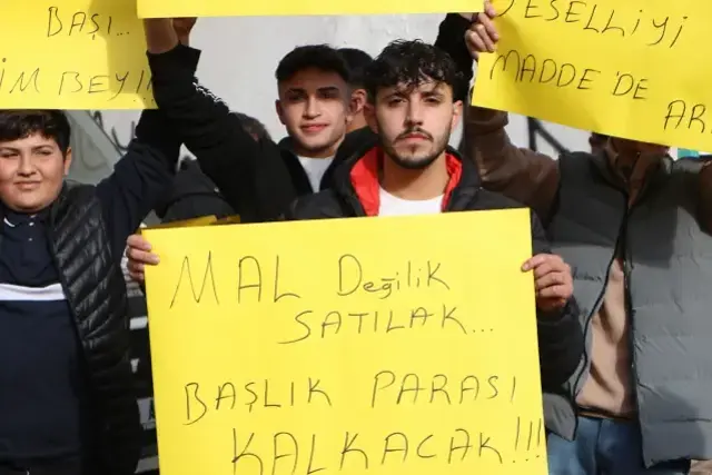 Görülmemiş eylem! Evlilik çağındaki gençler kazan kaldırdı
