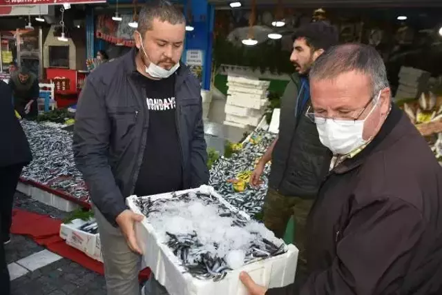 Edirneliler, hamsinin kilosu 5 liraya düşünce kasalarla aldı