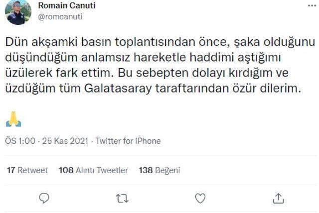 Galatasaray'ın stadından skandal paylaşım yapan Fransız gazeteciye tepkiler çığ gibi! Taraftarlar sinirden çıldırdı