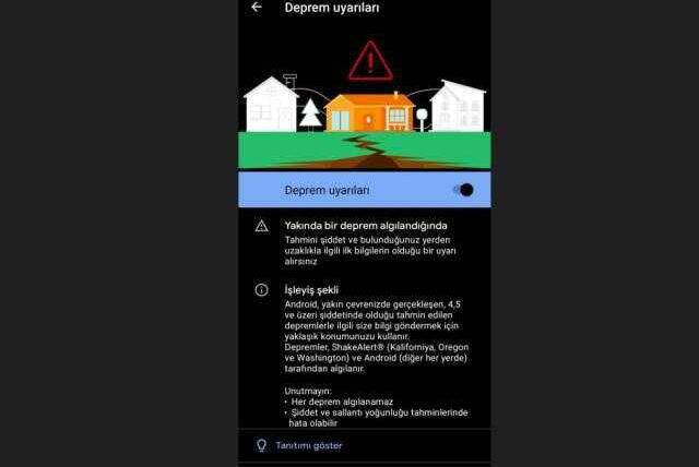Google Deprem Uyarı Sistemi nedir? Google Deprem Uyarı Sistemi nasıl çalışır? Google Deprem Uyarı Sistemi nasıl aktif edilir?