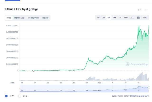 Pitpull Token nedir? Güncel Pitpull Token yorum ve grafiği! Pitpull Token kaç TL?
