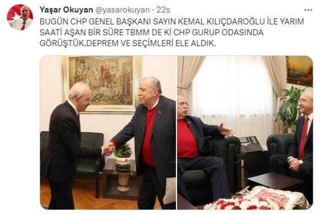 Eski bakanlardan Yaşar Okuyan'ın CHP ile ilişiğinin kesildiği bildirildi