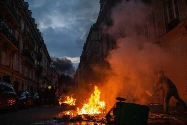 Macron'un ulusa sesleniş konuşması ters tepti! Emeklilik reformu karşıtları