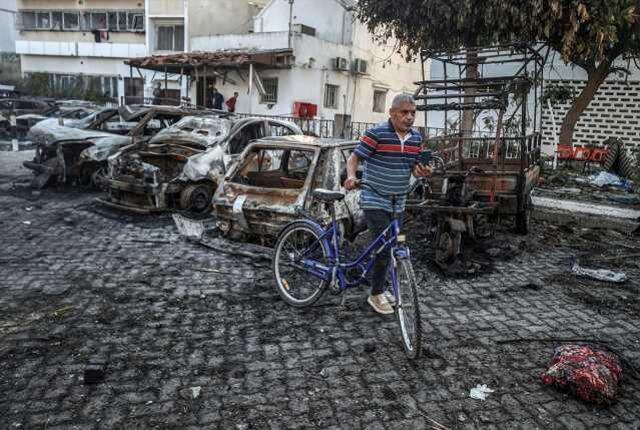 İsrail'in 500 masumu katlettiği hastanenin son hali! Her kare kahrediyor