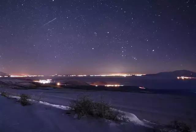 Bitlis'te, Perseid meteor yağmuru görüntülendi