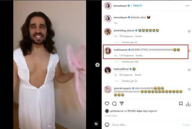 Melis Sezen'den kendisini taklit eden Tansu Dayan'a cevap: Kelebek etkisi