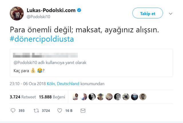 Podolski Almanya'yı karıştırdı! Dönere yaptığı okkalı zam tepki çekti