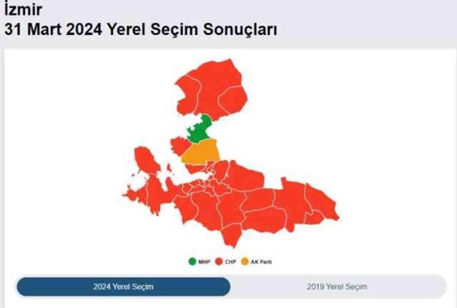 2024 NARLIDERE YEREL SEÇİM SONUÇLARI | İzmir Narlıdere'de hangi parti, kim önde? AK Parti mi, CHP mi kazanıyor?