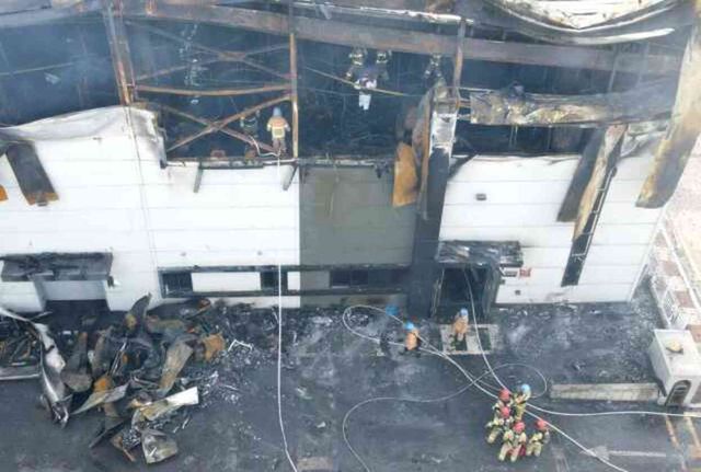 Güney Kore'de pil fabrikasında yangın: 22 ölü