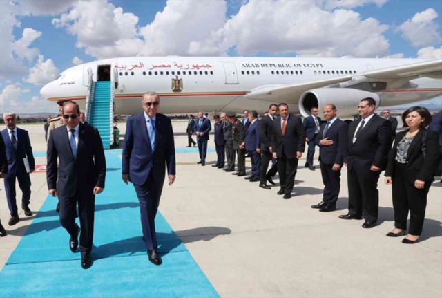 12 yıl sonra ilk ziyaret! Mısır Cumhurbaşkanı Sisi Ankara'da