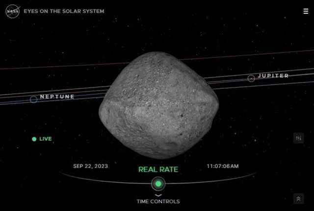 NASA'nın Bennu asteroidinden aldığı örnekleri taşıyan uzay kapsülü Dünya'ya indi