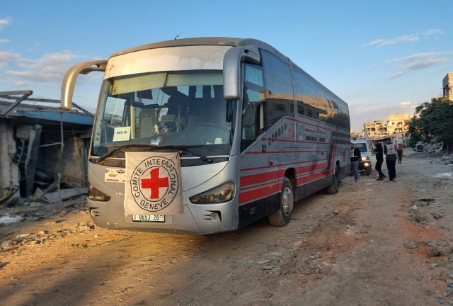 Gazze'de rehine teslimat alanı