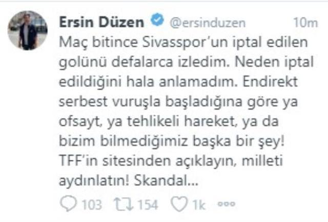 Galatasaraylılar bile anlamadı! Sivasspor'un iptal edilen golü kıyameti kopardı