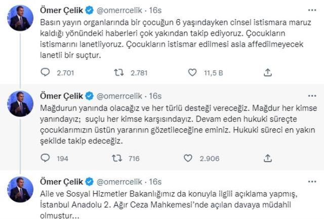 İsmailağa Cemaati'ndeki istismar iddialarıyla ilgili AK Parti'den bir açıklama daha: Lanetliyoruz, amasız fakatsız mağdurun yanındayız