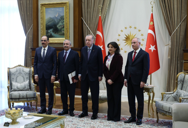 Cumhurbaşkanı Erdoğan'la görüşen DEM Parti'den açıklama