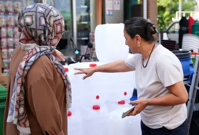 4 ilçedeki su kesintisi öncesi bidon satışları ikiye katlandı