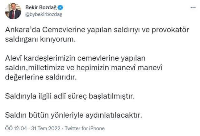 Ankara'da alevilere yönelik çirkin provokasyon! Üç ayrı saldırının altından bir isim çıktı