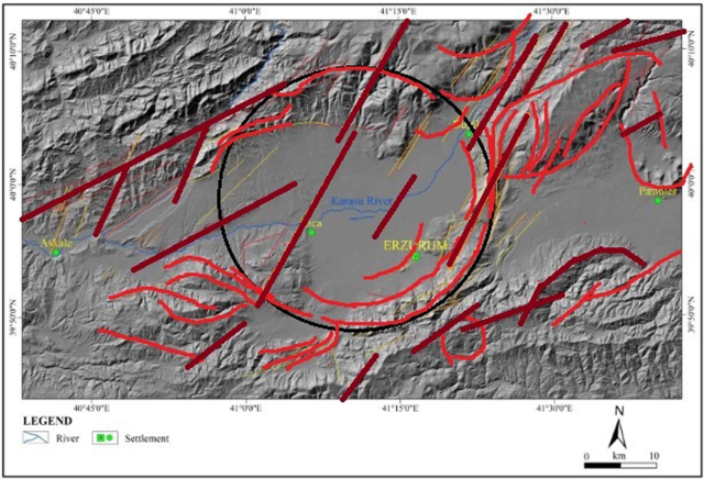 Erzurum'da 60 kilometre çapında ve 6 milyon yıl yaşında kaldera keşfedildi