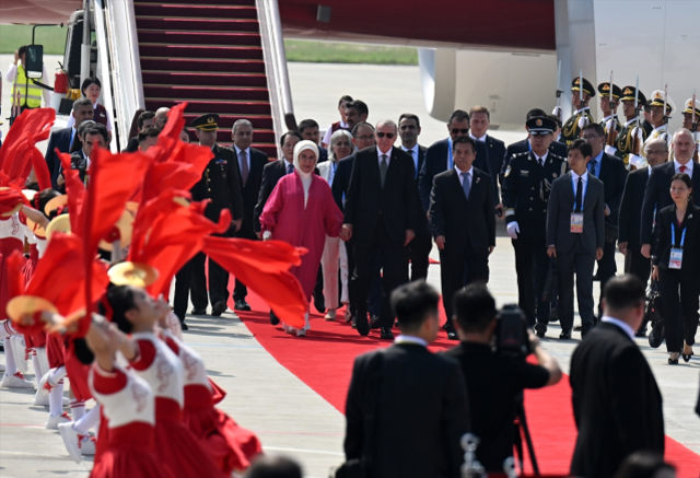 Cumhurbaşkanı Erdoğan, Şi Cinping ile bir araya geldi