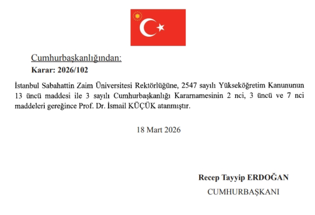 Yeni Sabahattin Zaim Üniversitesi rektörü kim oldu? Sabahattin Zaim Üniversitesi Rektörü İsmail Küçük kimdir?