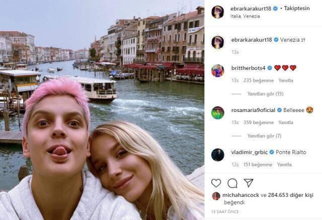 İtalya'ya transfer olan Ebrar Karakurt, kız arkadaşıyla ilk kez fotoğraf paylaştı