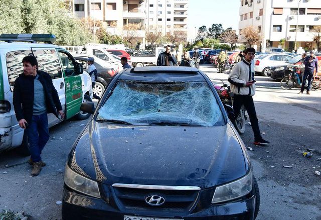 İsrail'in Şam'a Yönelik Füze Saldırısında Pek Çok Bina Hasar Aldı