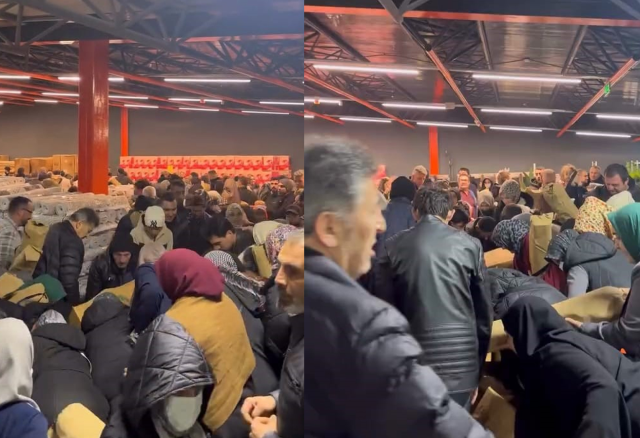 Yeni açılan mağazada ürünler öyle bir fiyata satışa çıktı ki millet birbirini ezdi