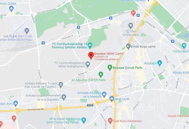 Beştepe Millet Camii nerede? Beştepe Millet Camii özellikleri! Beştepe Millet Camii nasıl gidilir?