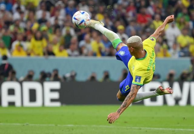 Yok artık Richarlison! Dünya Kupası'nda bundan daha güzel bir gol atılmadı