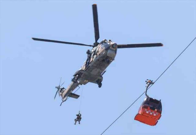 Antalya'daki teleferik kazasında mahsur kalan vatandaşların tamamı kurtarıldı