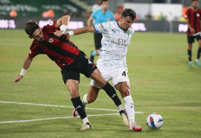 Gaziantep FK, son dakika golüyle Bodrum FK'yi 1-0 yendi