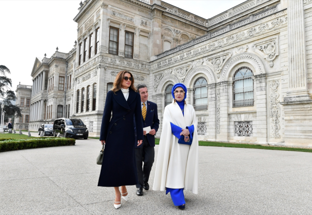 Emine Erdoğan, Ürdün Kraliçesi Rania ile bir araya geldi