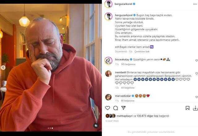 Bergüzar Korel'in uyumasını taklit eden Halit Ergenç, izleyicileri kırıp geçirdi