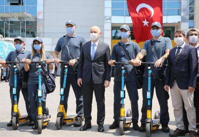 PTT'de yeni dönem: İstanbul'da elektrikli skuter ile dağıtım yapacak