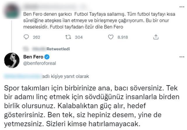 Ünlü rapçi Ben Fero'nun 'Çöp' yorumu taraftarları ayağa kaldırdı! Tepkilerin ardı arkası kesilmiyor