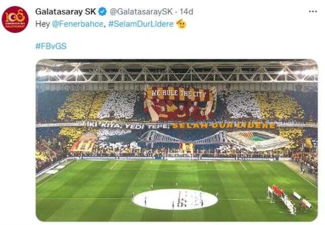 Galatasaray'dan derbi sonrası olay paylaşım! Fenerbahçe logosunu değiştirdiler
