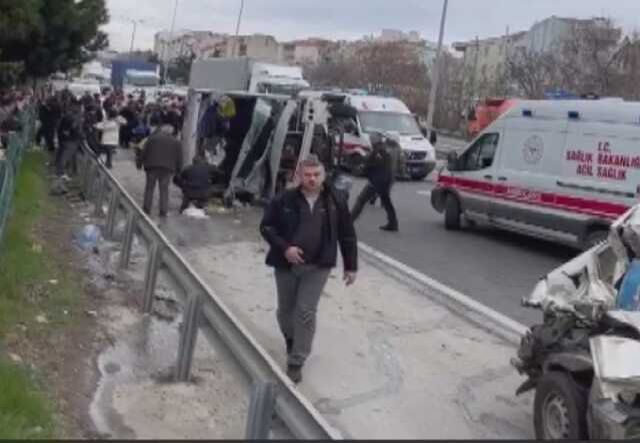 İstanbul Silivri'de zincirleme kaza! 27 yaralı var