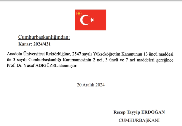 Anadolu Üniversitesi yeni rektörü kim oldu? Anadolu Üniversitesi Rektörü Prof. Dr. Yusuf Adıgüzel kimdir, kaç yaşında, nereli, branşı ne?