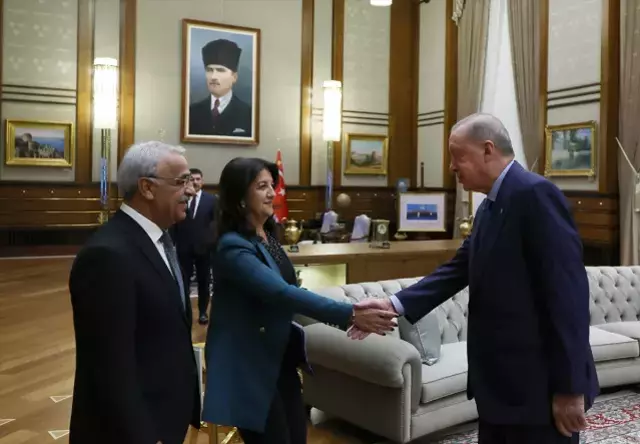 Erdoğan'la görüşen DEM Parti İmralı heyetinden ilk açıklama