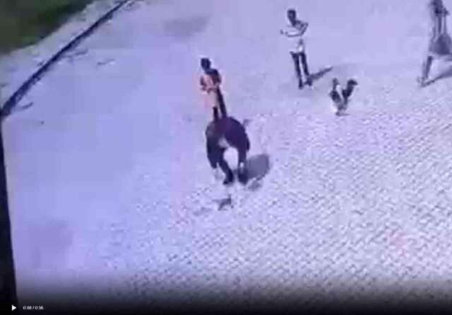 23 Nisan kutlamalarında tepki çeken anlar: Belediye personeli, 3'ncü sınıf öğrencisini tekmeledi